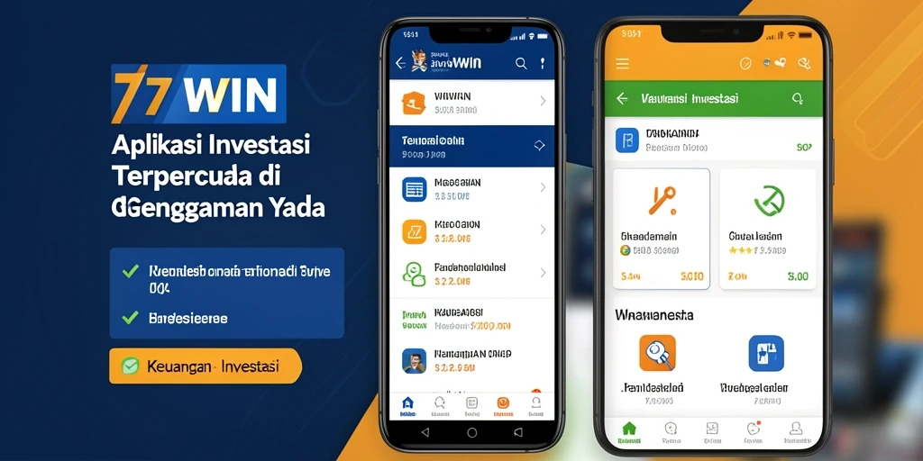 Tampilan antarmuka 77WIN yang menarik dan intuitif.