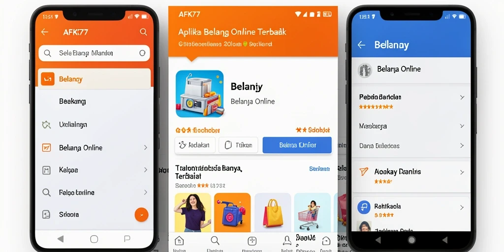 Tampilan antarmuka aplikasi AFK77 yang menarik dan mudah digunakan.