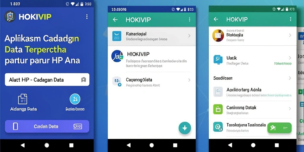 Tampilan antarmuka HOKIVIP yang sederhana dan fungsional.