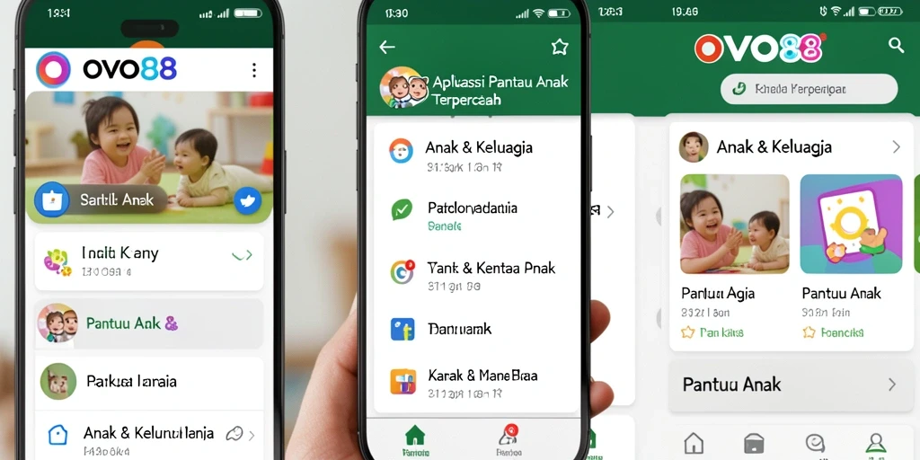 Tampilan antarmuka OVO88 yang user-friendly untuk pengawasan anak.