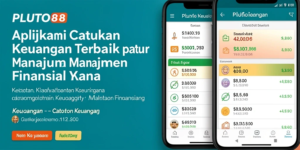 Antarmuka PLUTO88 yang intuitif untuk Catatan Keuangan.