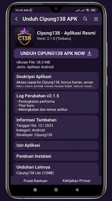 Unduh dan Instal APK cipung138 untuk Android
