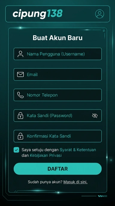 Cara Mudah Buat Akun Baru cipung138